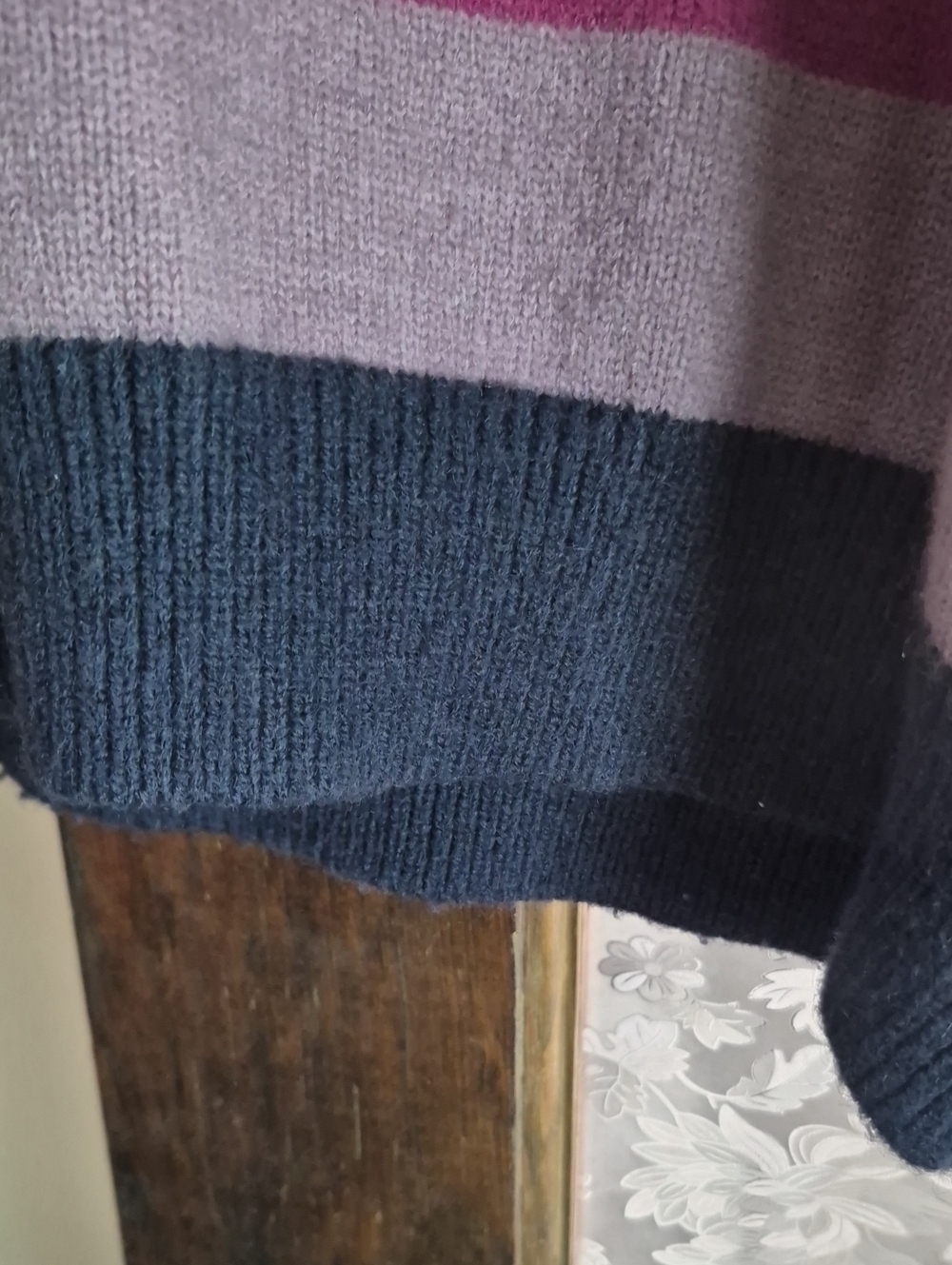 Knit Mix Sweater (,M) - Picture 5 of 6